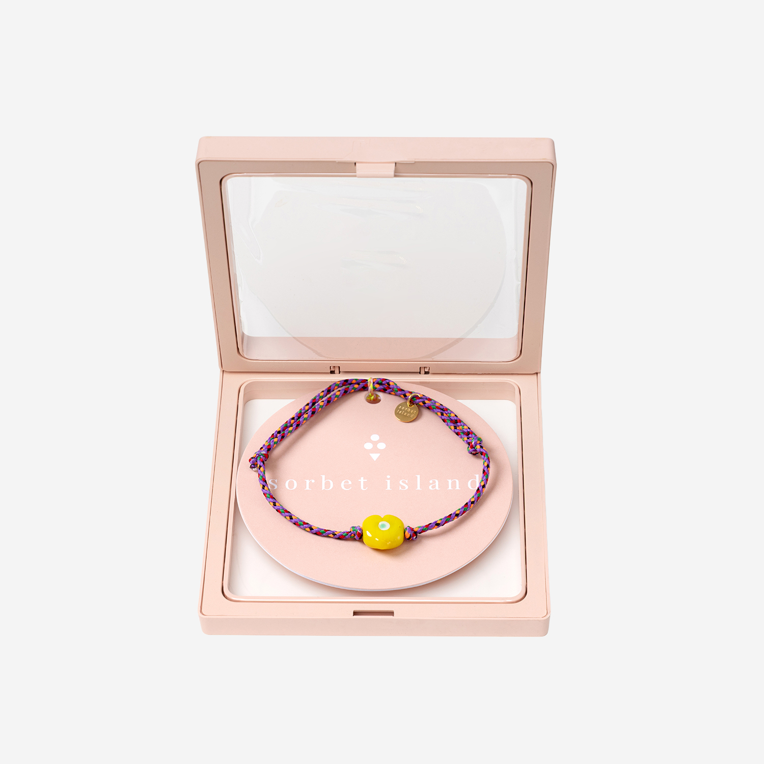 [SORBET ISLAND] Bracelet SS26 GUARDIANHEARTGLASSYELLOW