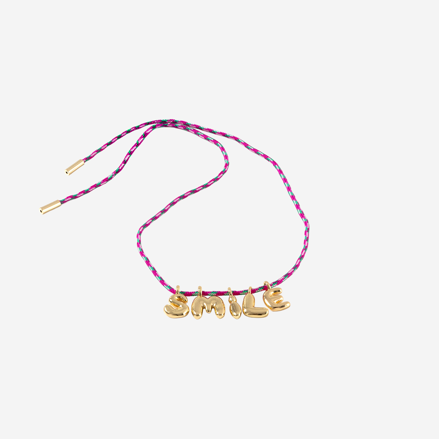 [SORBET ISLAND] Bracelet SS26 BUBBLELETTERSGOLDPLATEDSMILE
