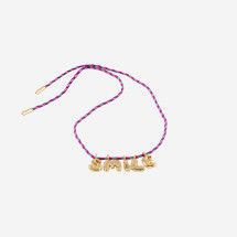 [SORBET ISLAND] Bracelet SS26 BUBBLELETTERSGOLDPLATEDSMILE