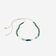 [SORBET ISLAND] Bracelet SS26 FISHGLASSBEADMINTGREEN