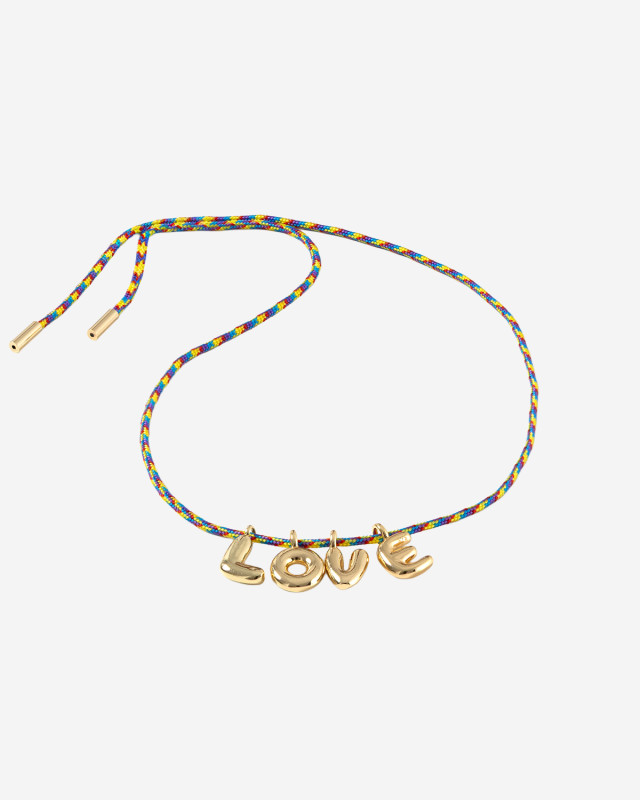 [SORBET ISLAND] Bracelet SS26 BUBBLELETTERSGOLDPLATEDLOVE