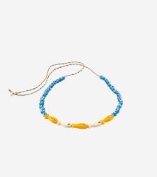 [SORBET ISLAND] Bracelet SS26 FISHGLASSBEADORANGEBEIGE