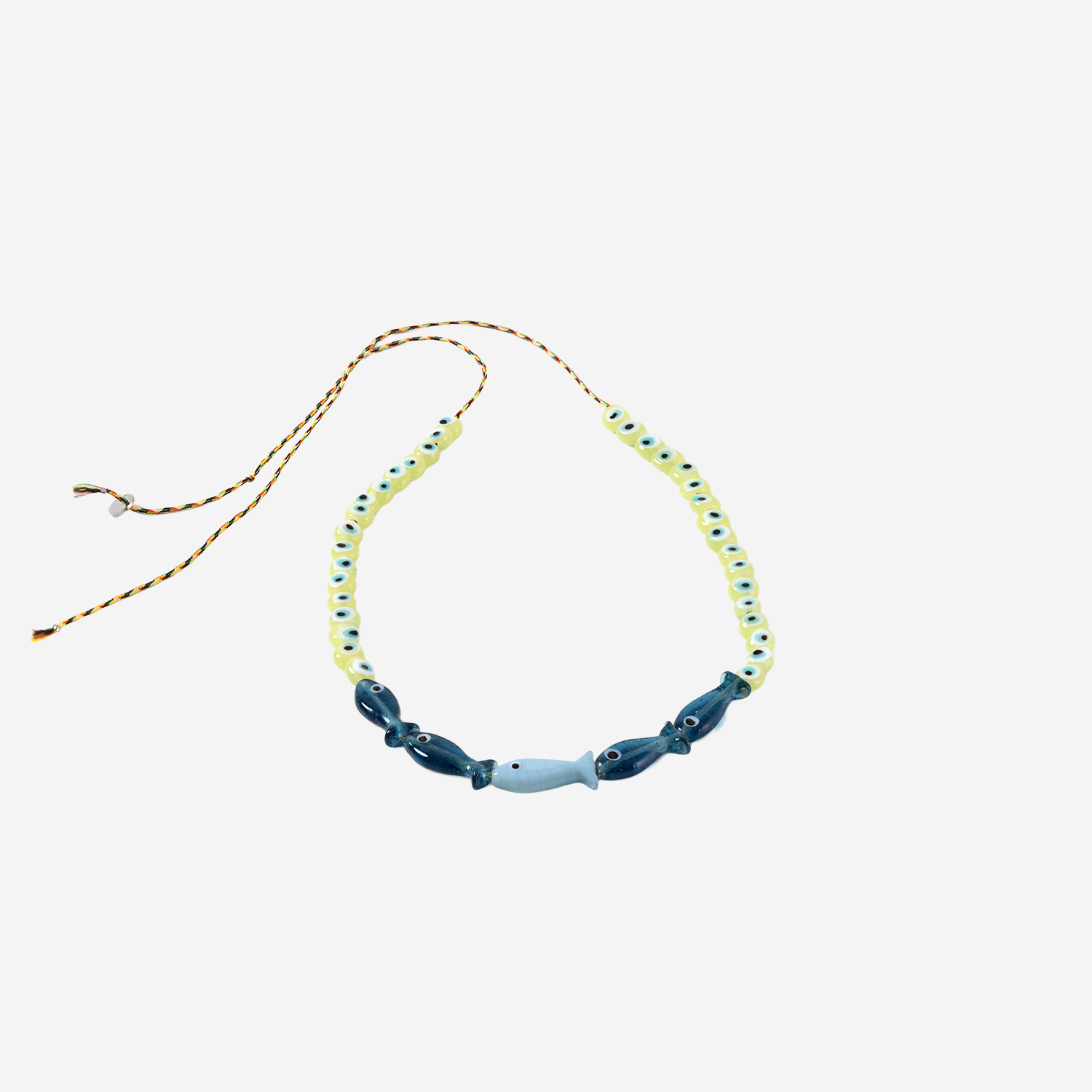[SORBET ISLAND] Bracelet SS26 FISHGLASSBEADBLUELIGHBLUE
