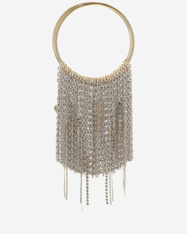 [Silvia Gnecchi] Tote bag SS26 LEFLUFFGREYGOLD