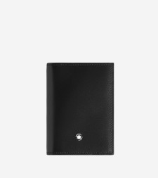 [Montblanc] Wallet SS26 221304BLACK/INK BLUE