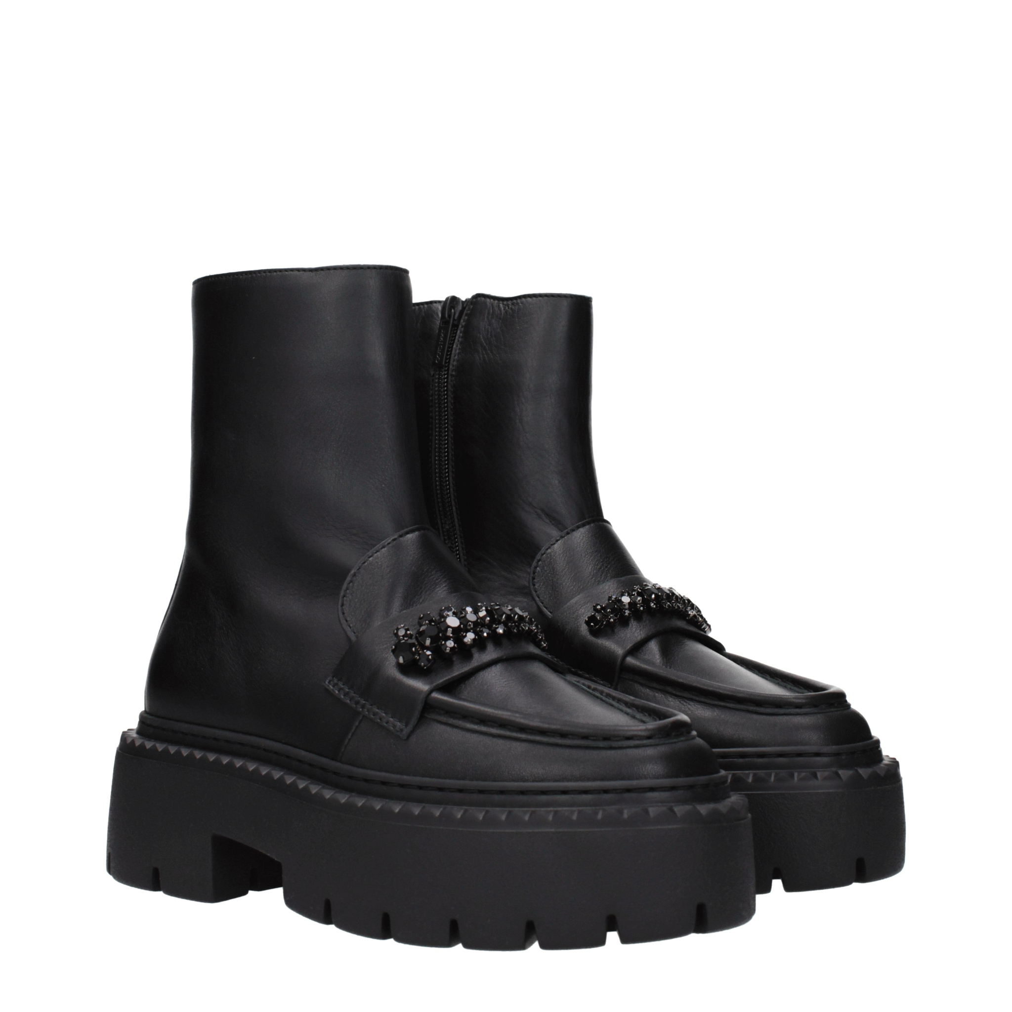 [Jimmy Choo] Ankle Boots SS25 BRYERFLATXXCBLACKJETBLACK