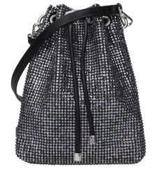 [Jimmy Choo] Cross body bag SS25 BONBONBCKTNVDBBLACKANTIQUESILVER