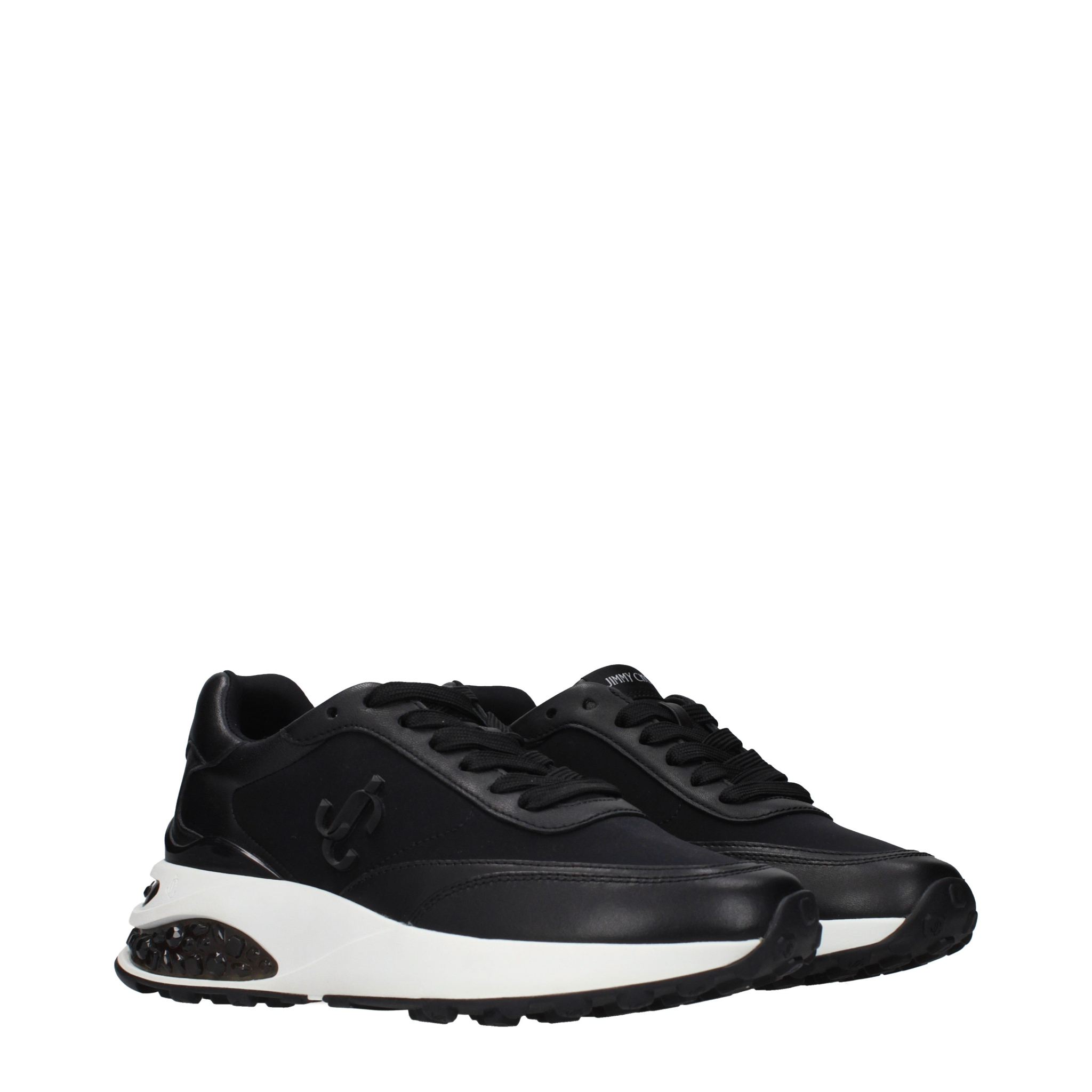 [Jimmy Choo] Sneakers SS25 MEMPHISLACEUPFOVZYBLACKMIX