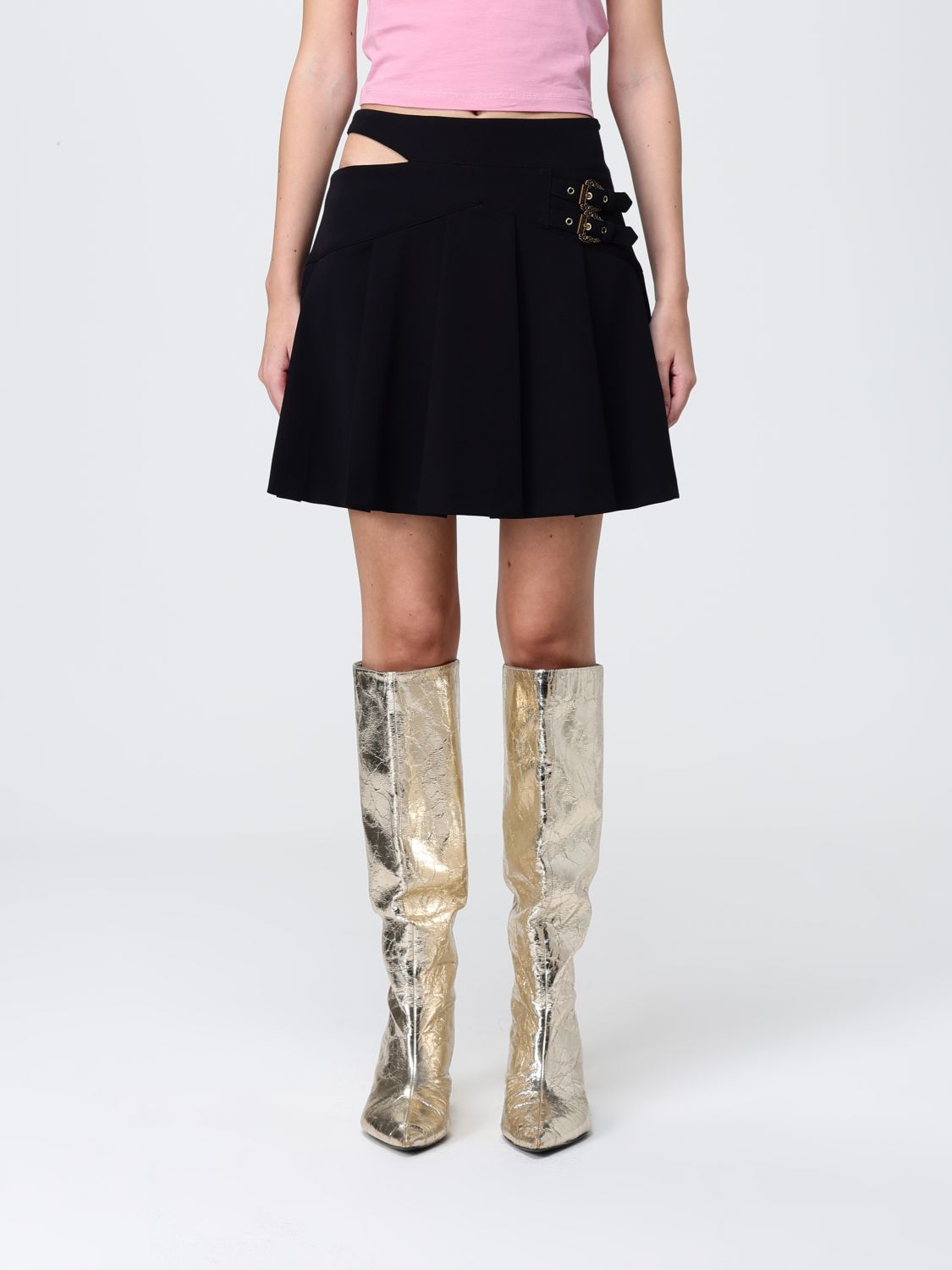 [VERSACE JEANS COUTURE] Mini skirt FW25 79HAE801N0356 899