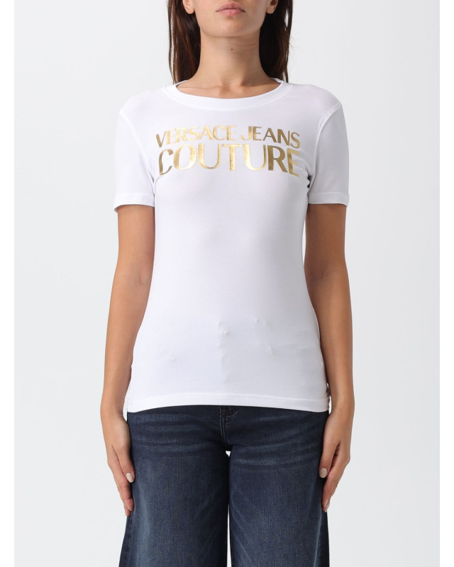 [VERSACE JEANS COUTURE] T-shirts Short Sleeve FW25 79HAHT02CJ03T G03