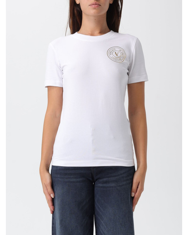 [VERSACE JEANS COUTURE] T-shirts Short Sleeve FW25 79HAHT01CJ03T G03
