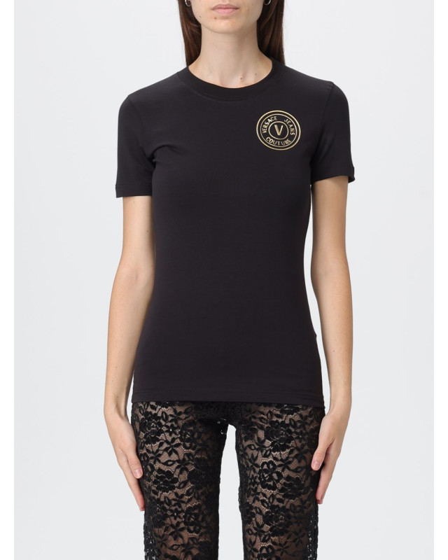 [VERSACE JEANS COUTURE] T-shirts Short Sleeve FW25 79HAHT01CJ03T G89