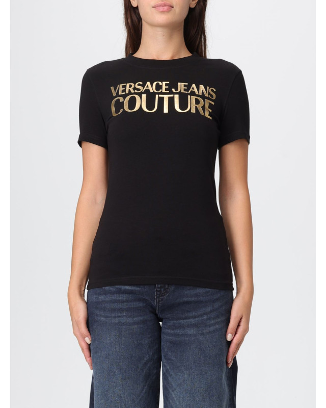 [VERSACE JEANS COUTURE] T-shirts Short Sleeve FW25 79HAHT02CJ03T G89