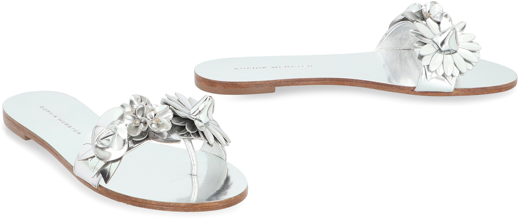 [Sophie Webster] Slippers SS19 SHS16010_SILVER