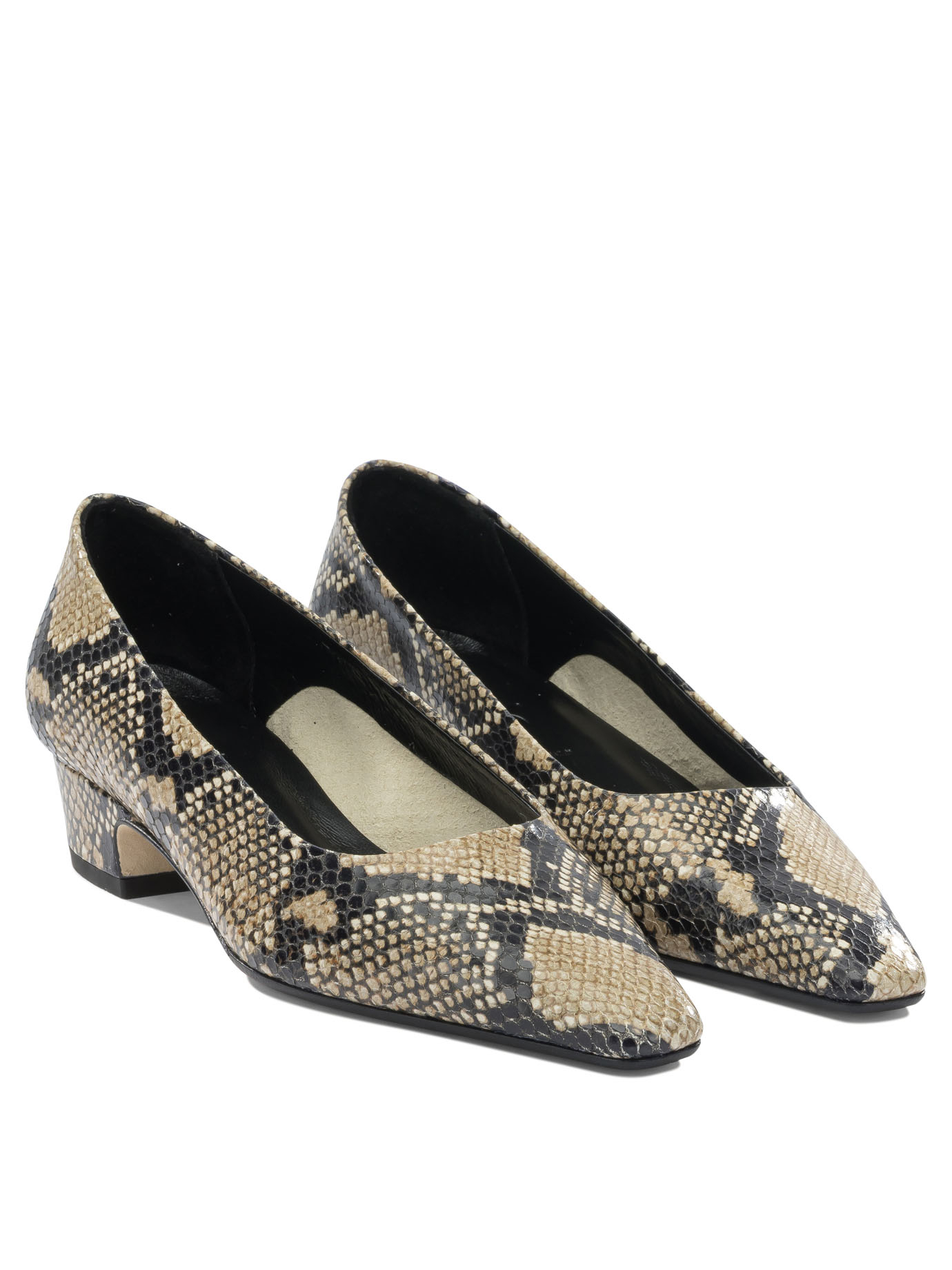 [Aeyde] Pumps SS26 RORYSNAKE PRINT CALF LEATHERHAZELNUT
