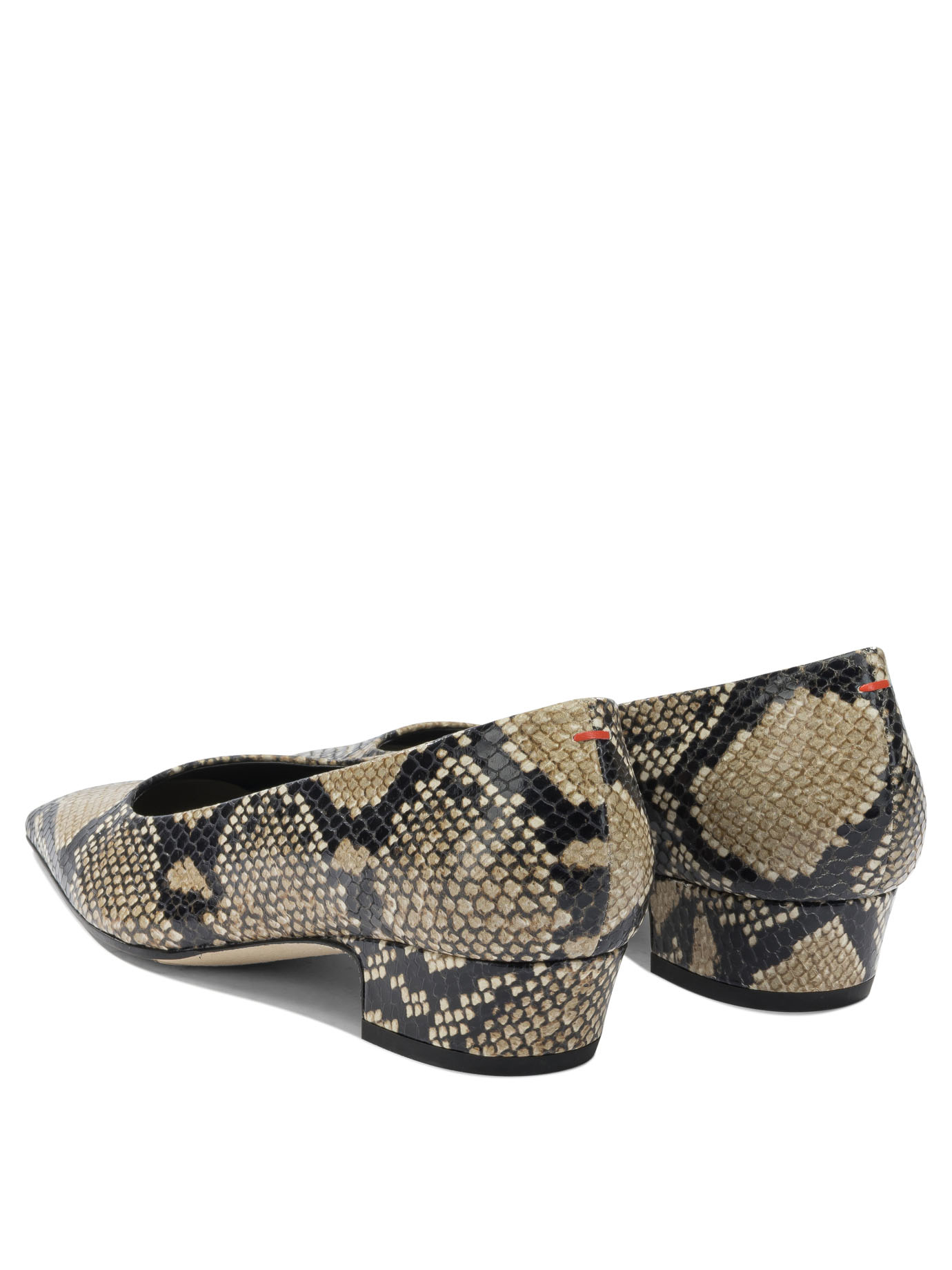 [Aeyde] Pumps SS26 RORYSNAKE PRINT CALF LEATHERHAZELNUT