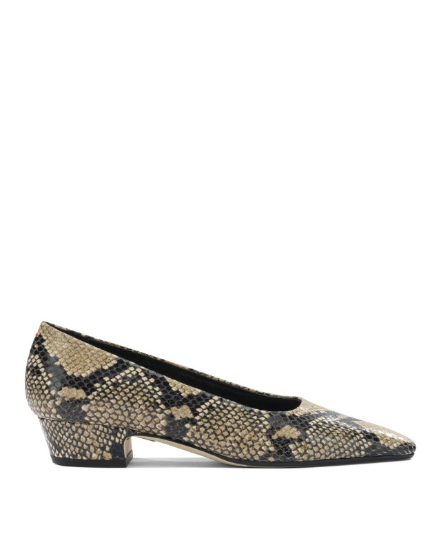 [Aeyde] Pumps SS26 RORYSNAKE PRINT CALF LEATHERHAZELNUT