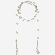 [MELA] Necklace SS26 VCREAMWHITEROSEGRIGIO