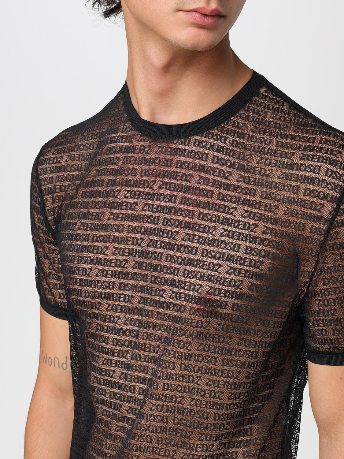 [Dsquared2] T-shirts Short Sleeve FW25 D9M3L5750 001