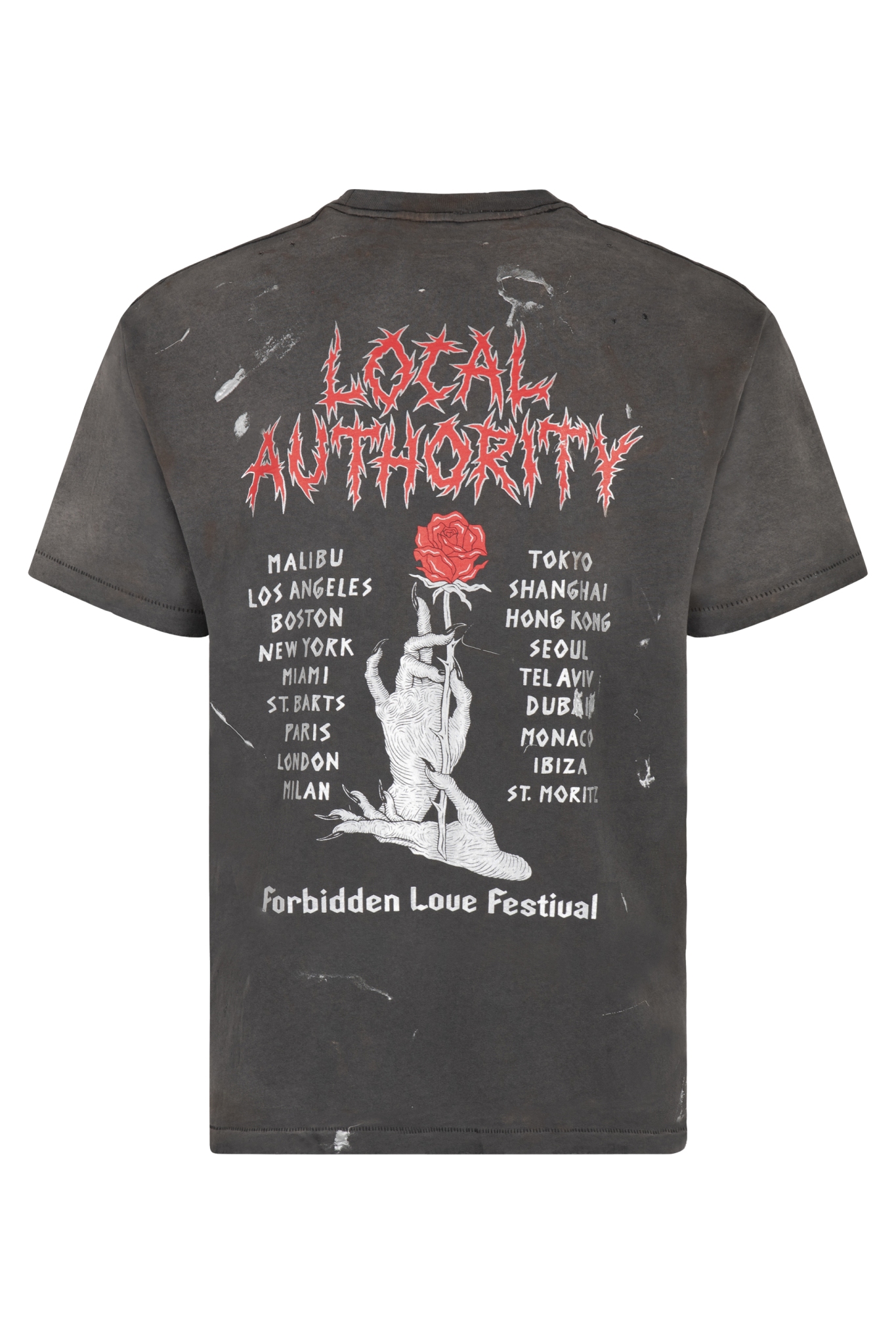 [Local Authority] T-shirts Short Sleeve FW24 A24SSD11_BLACK