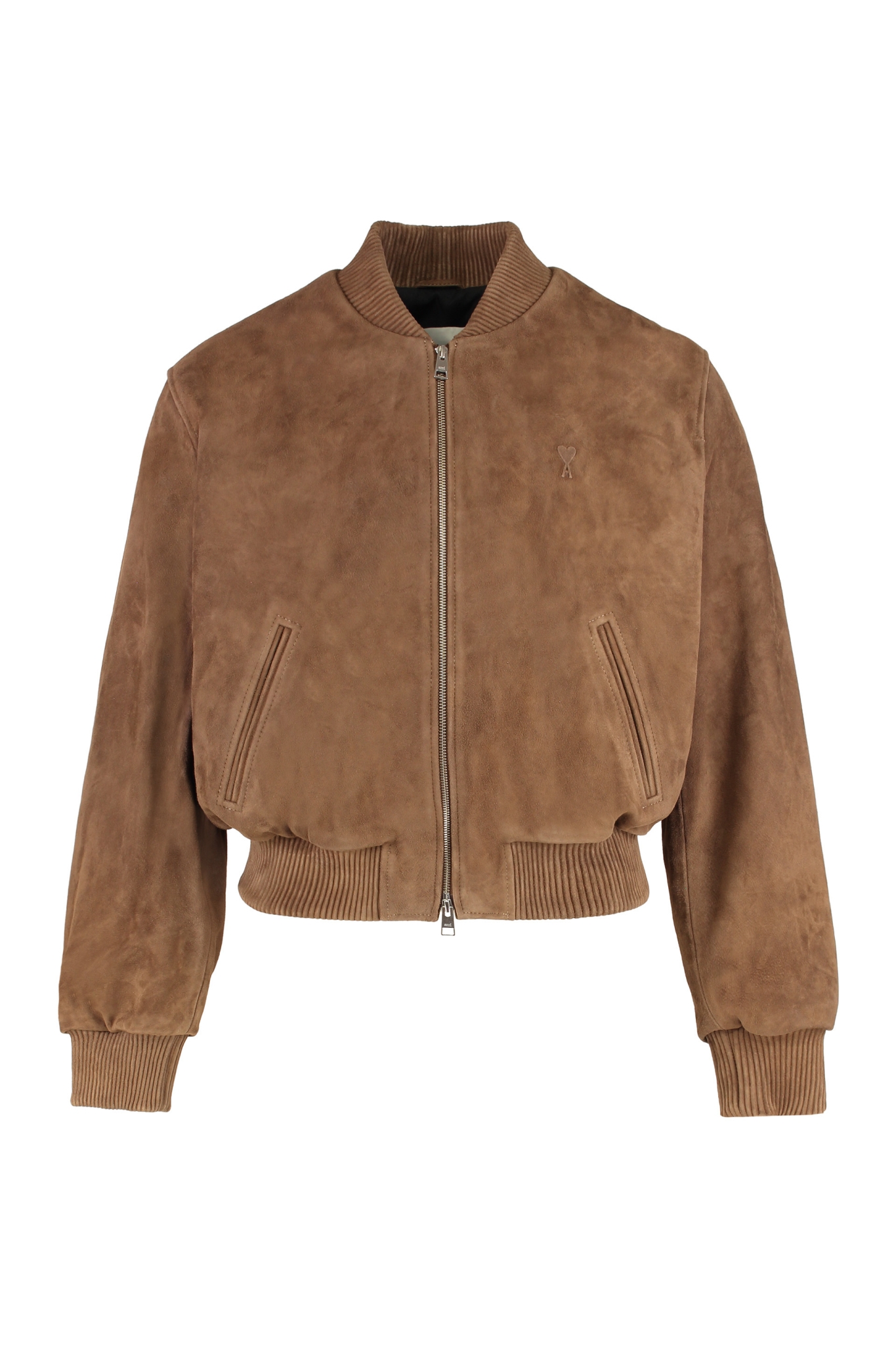 [Ami Paris] Leather Jacket FW25 HJK152LH0059_216