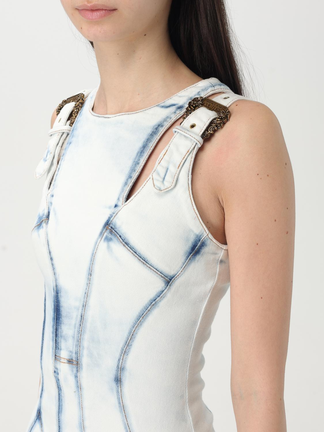 [VERSACE JEANS COUTURE] Sleeveless dress SS25 78HAO95RDW063 904