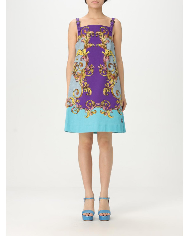 [VERSACE JEANS COUTURE] Sleeveless dress SS25 78HAO9P4ES141 322
