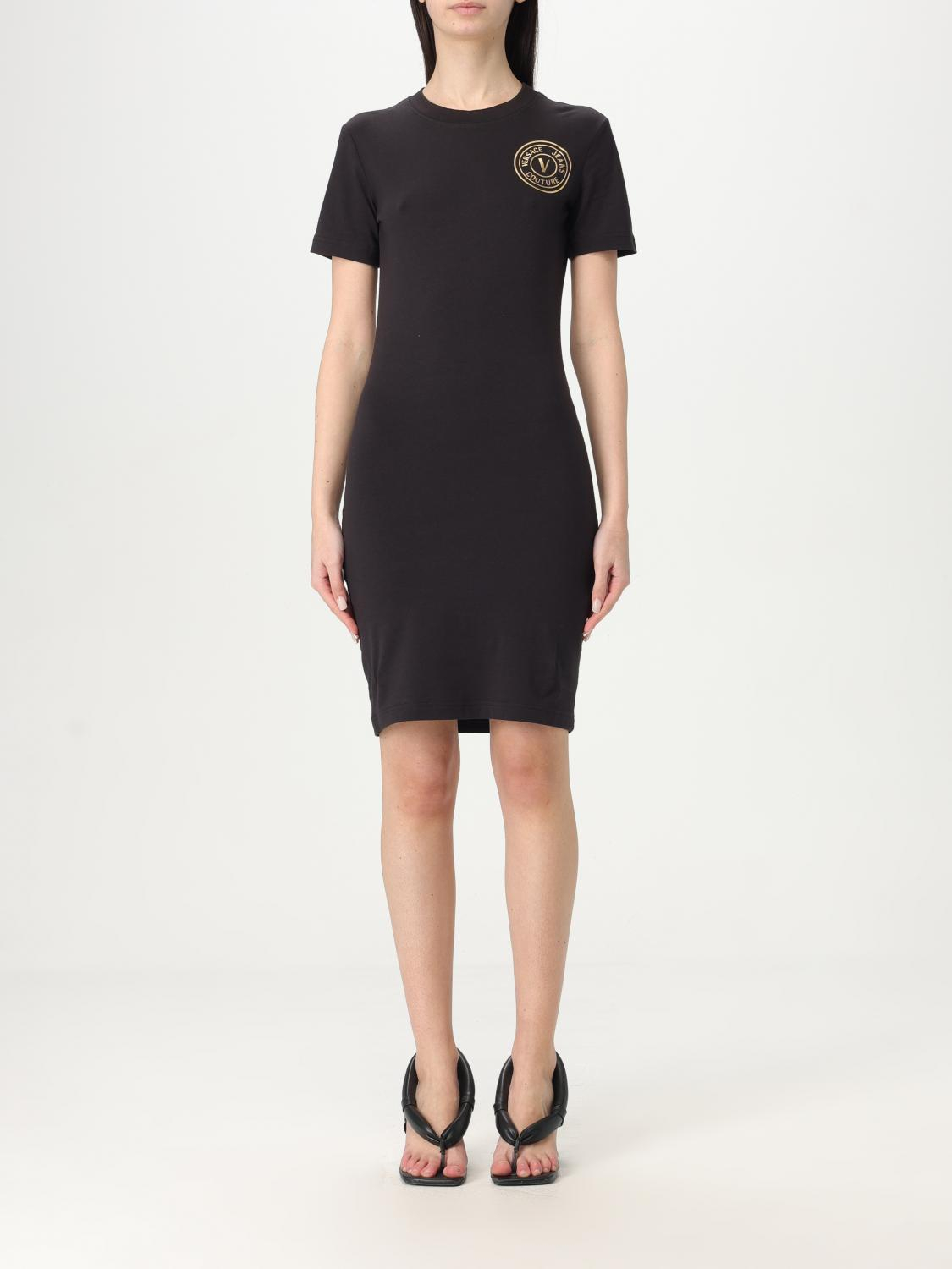 [VERSACE JEANS COUTURE] Short sleeve dress SS25 78HAOT00CJ03T G89