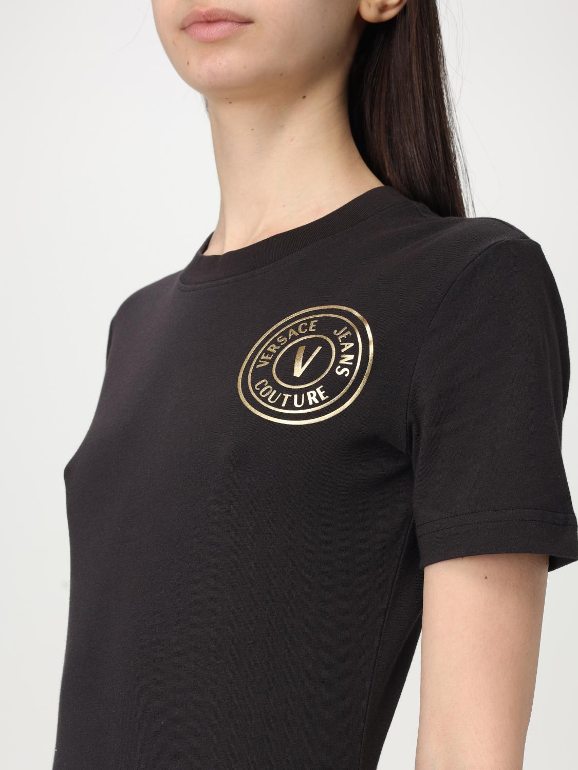 [VERSACE JEANS COUTURE] Short sleeve dress SS25 78HAOT00CJ03T G89
