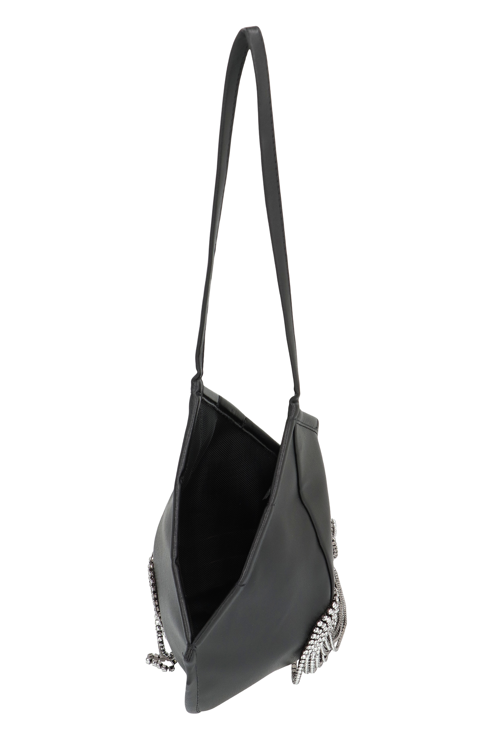 [FROLOV] Clutch bag FW24 2201BKNTF24_BLACKMIRRORCRYSTALINBLKFRAME