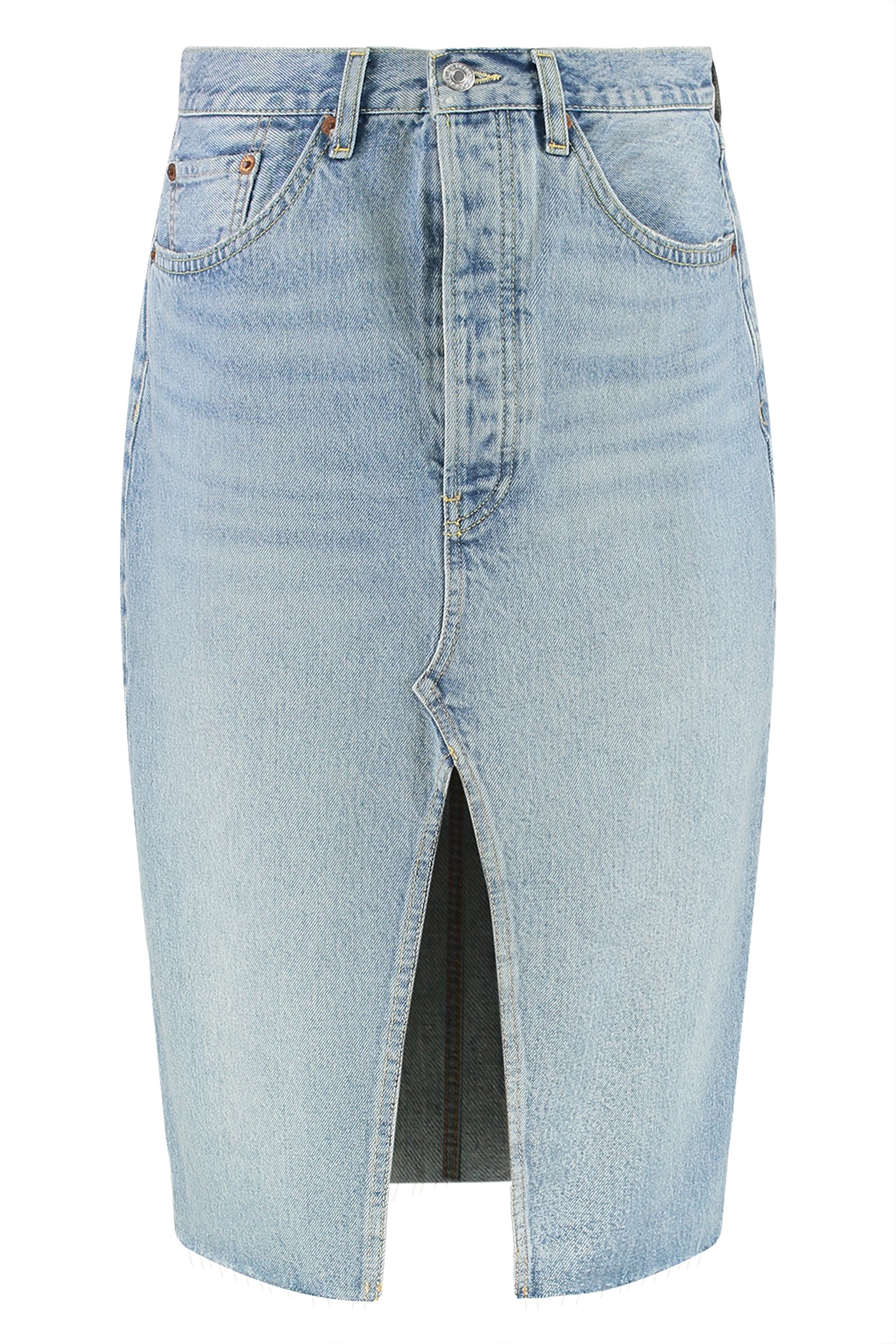 [Re/Done] Midi skirt SS23 14105WMDNSKT_OPALINDIGO