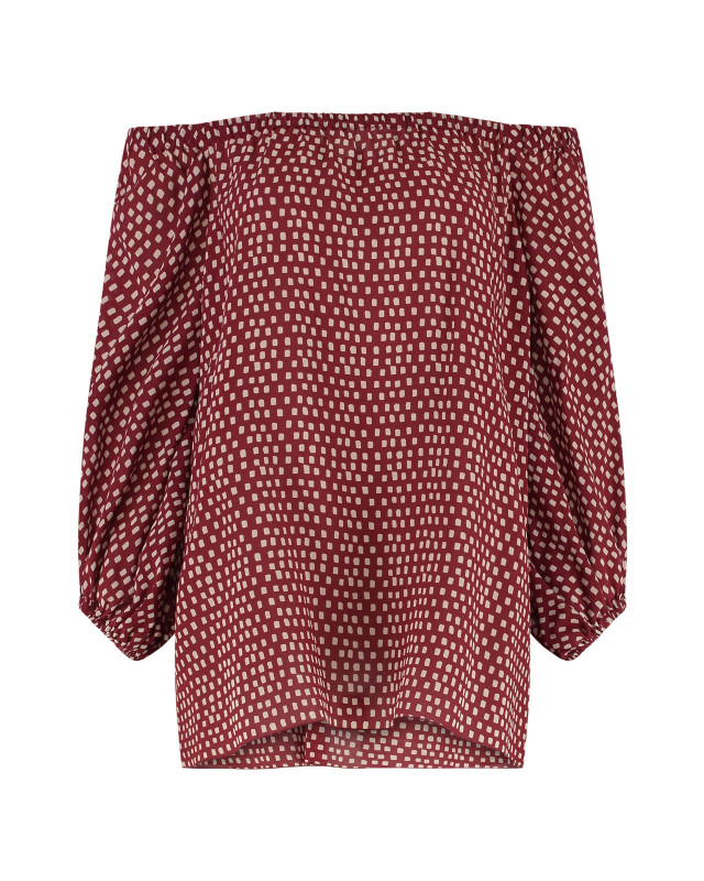 [Marinella Piccinno] Blouse SS23 ARIANNA_PUNTINATOROSSO