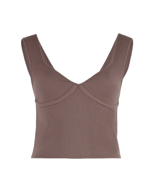 [SABLYN] Tank top SS23 IRIDIAN2207_MINK