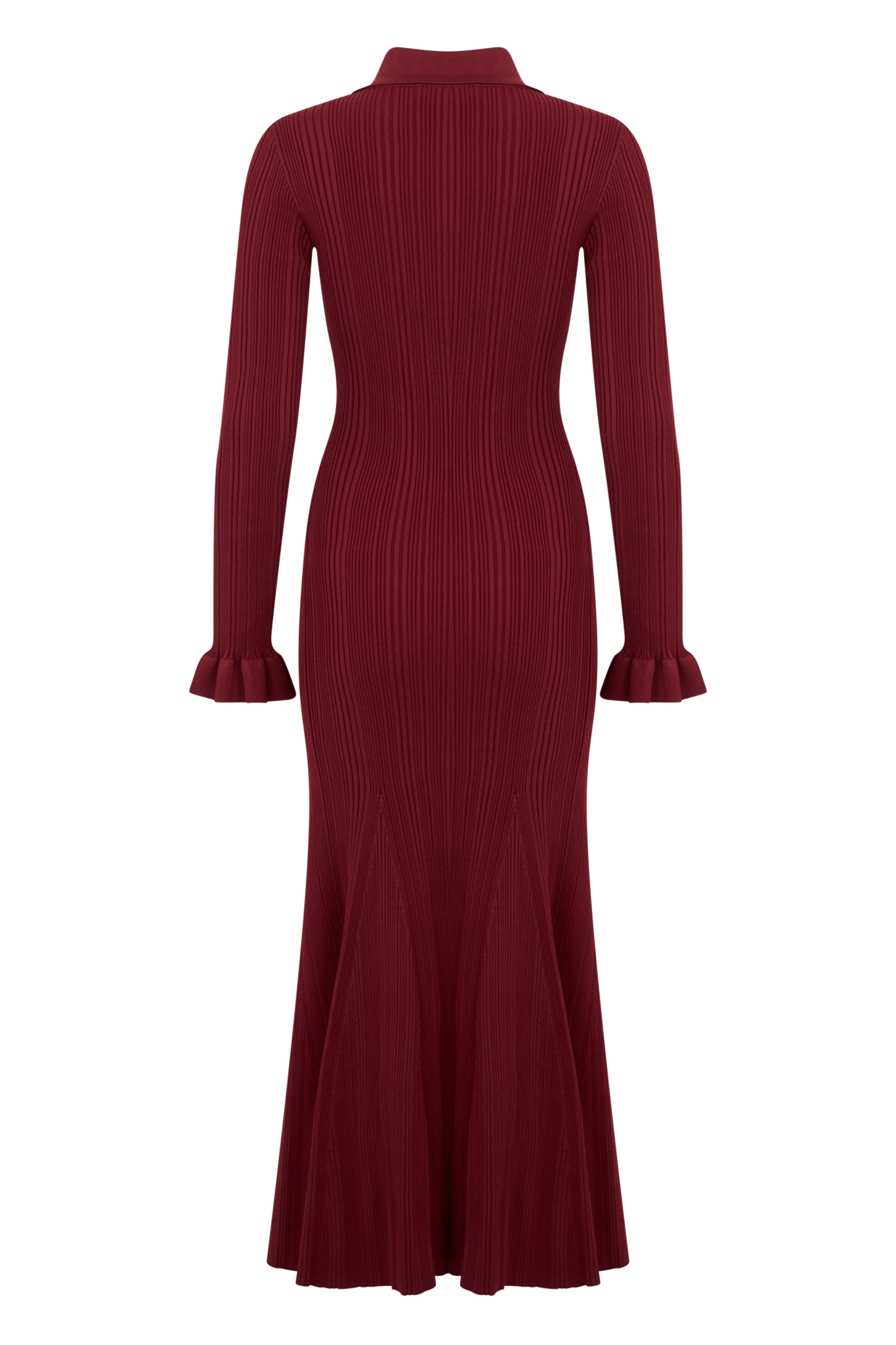 [SELF PORTRAIT] Long sleeve dress FW25 AW25008MABU_BURGUNDY