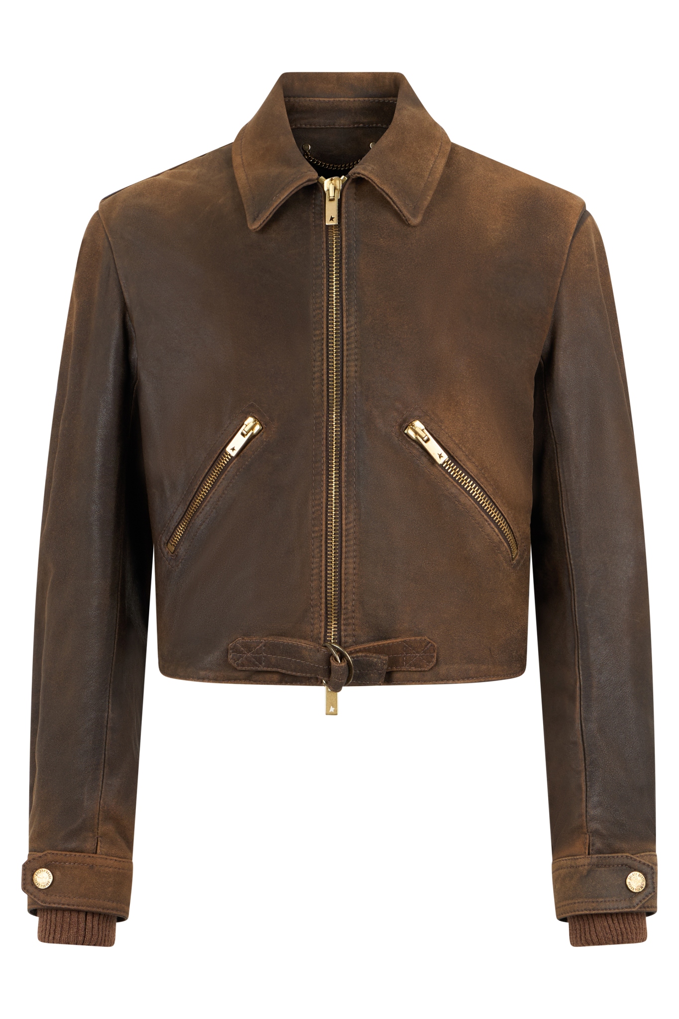[Golden Goose] Leather Jacket FW25 GWP02376P002165_90108