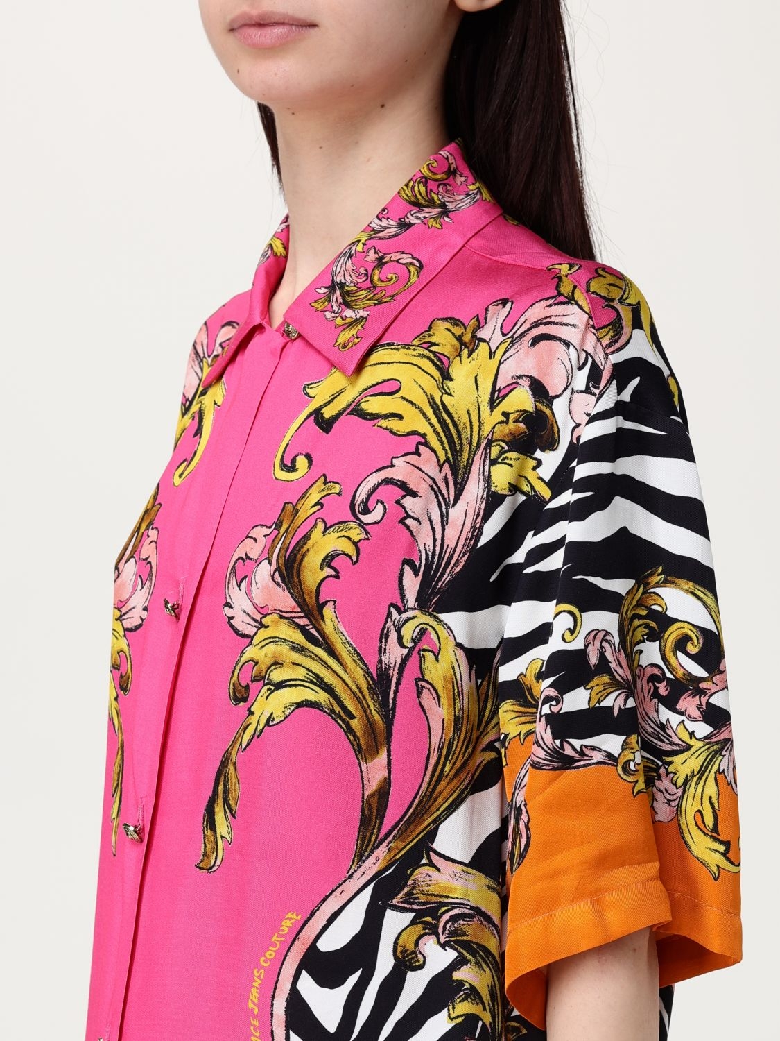 [VERSACE JEANS COUTURE] Shirts Short Sleeve SS25 78HAL2P9NS646 494