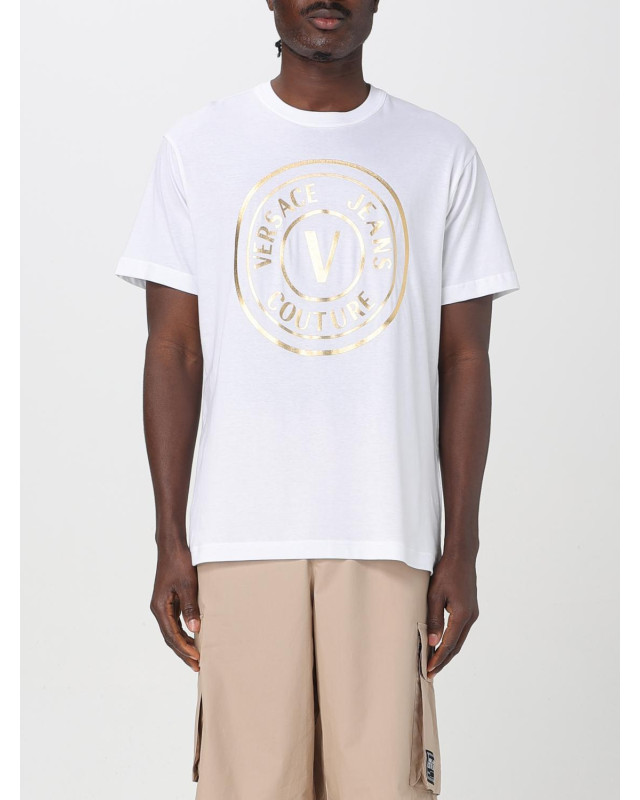 [VERSACE JEANS COUTURE] T-shirts Short Sleeve SS25 78GAHT01CJ00T G03