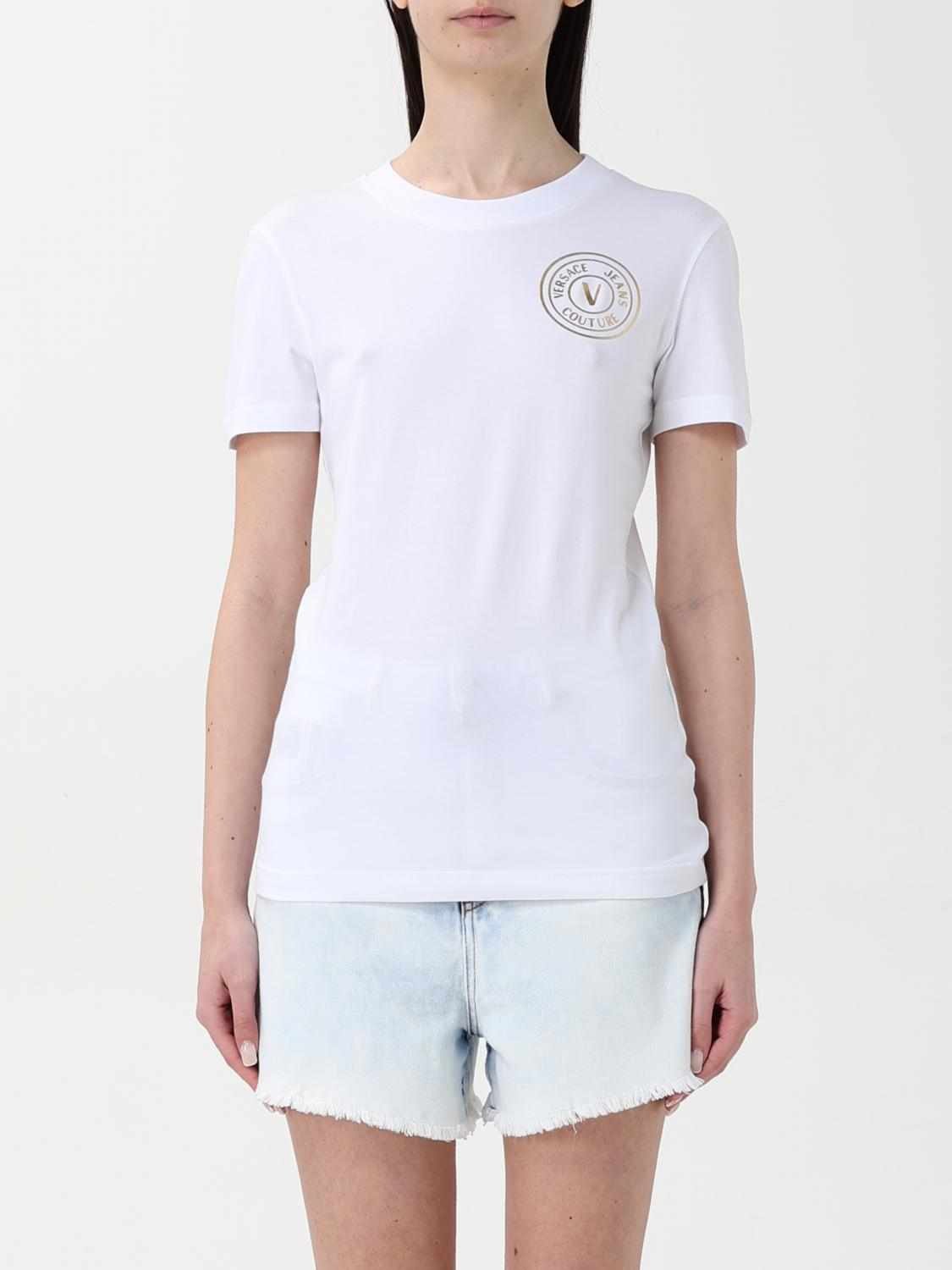 [VERSACE JEANS COUTURE] T-shirts Short Sleeve SS25 78HAHT00CJ03T G03