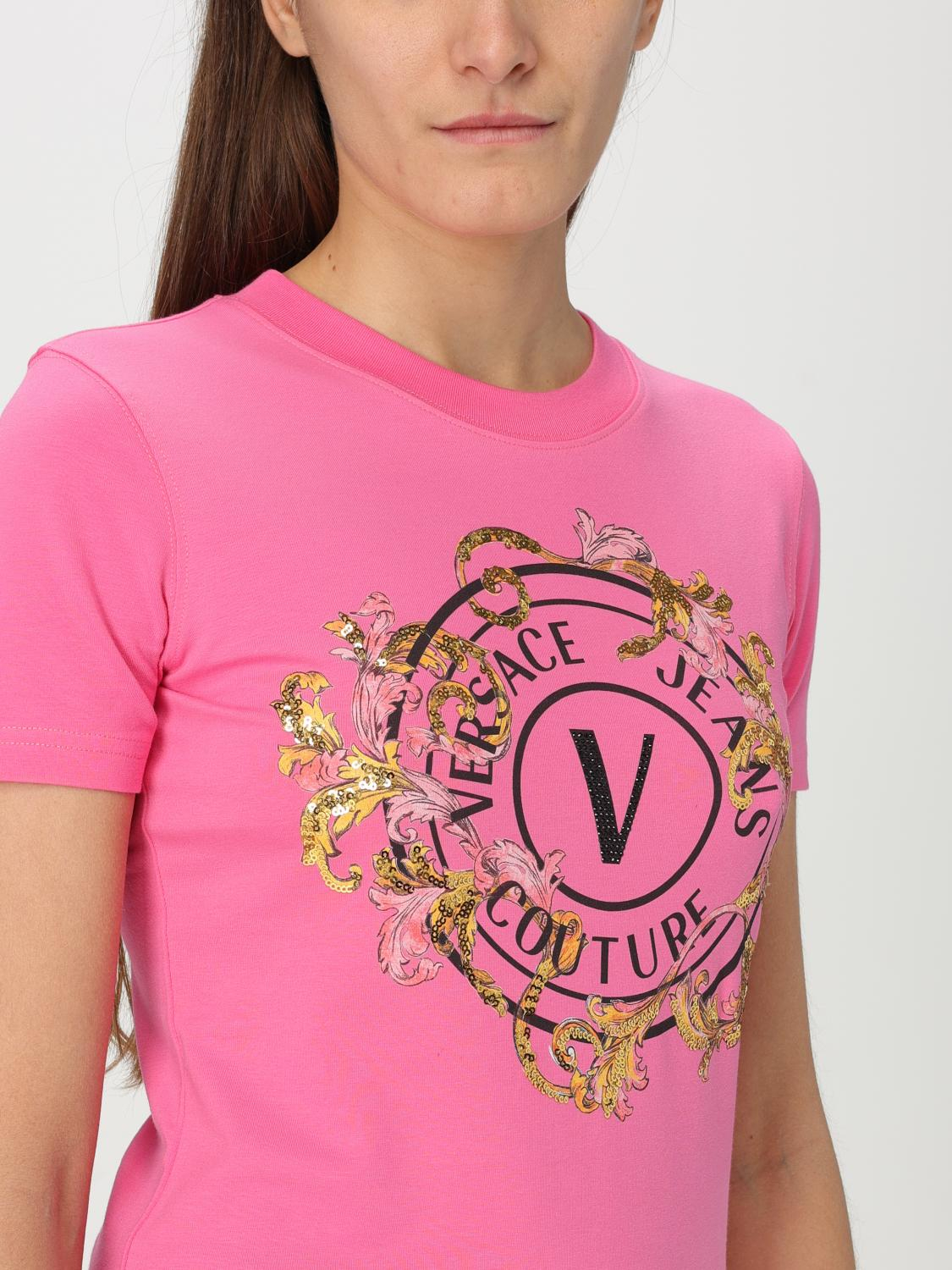 [VERSACE JEANS COUTURE] T-shirts Short Sleeve SS25 78HAHC01CJ02C 494