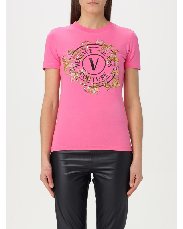 [VERSACE JEANS COUTURE] T-shirts Short Sleeve SS25 78HAHC01CJ02C 494