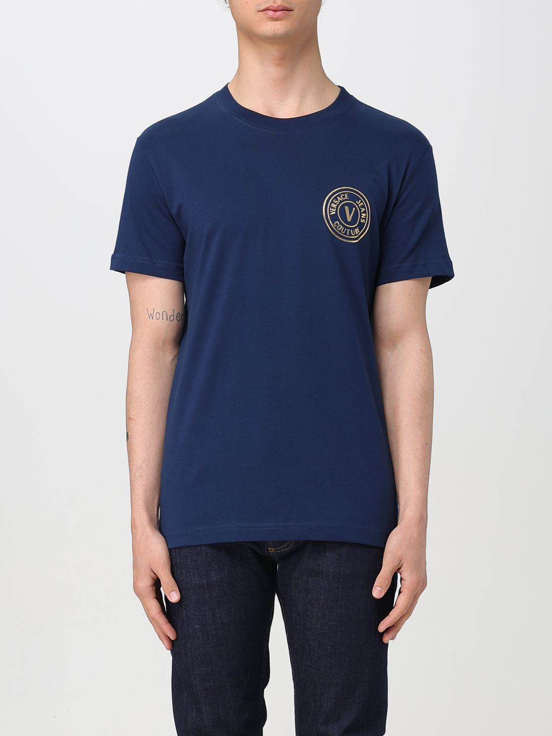 [VERSACE JEANS COUTURE] T-shirts Short Sleeve SS25 78GAHT00CJ00T G83