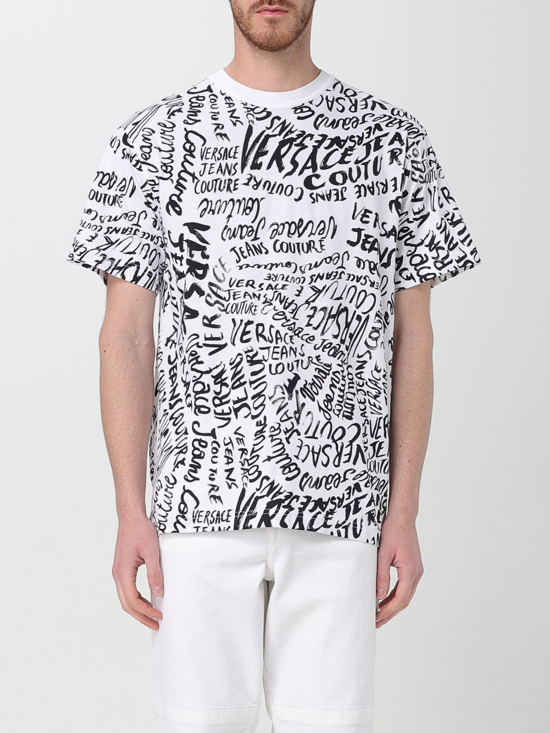 [VERSACE JEANS COUTURE] T-shirts Short Sleeve SS25 78GAH6R0JS440 L02