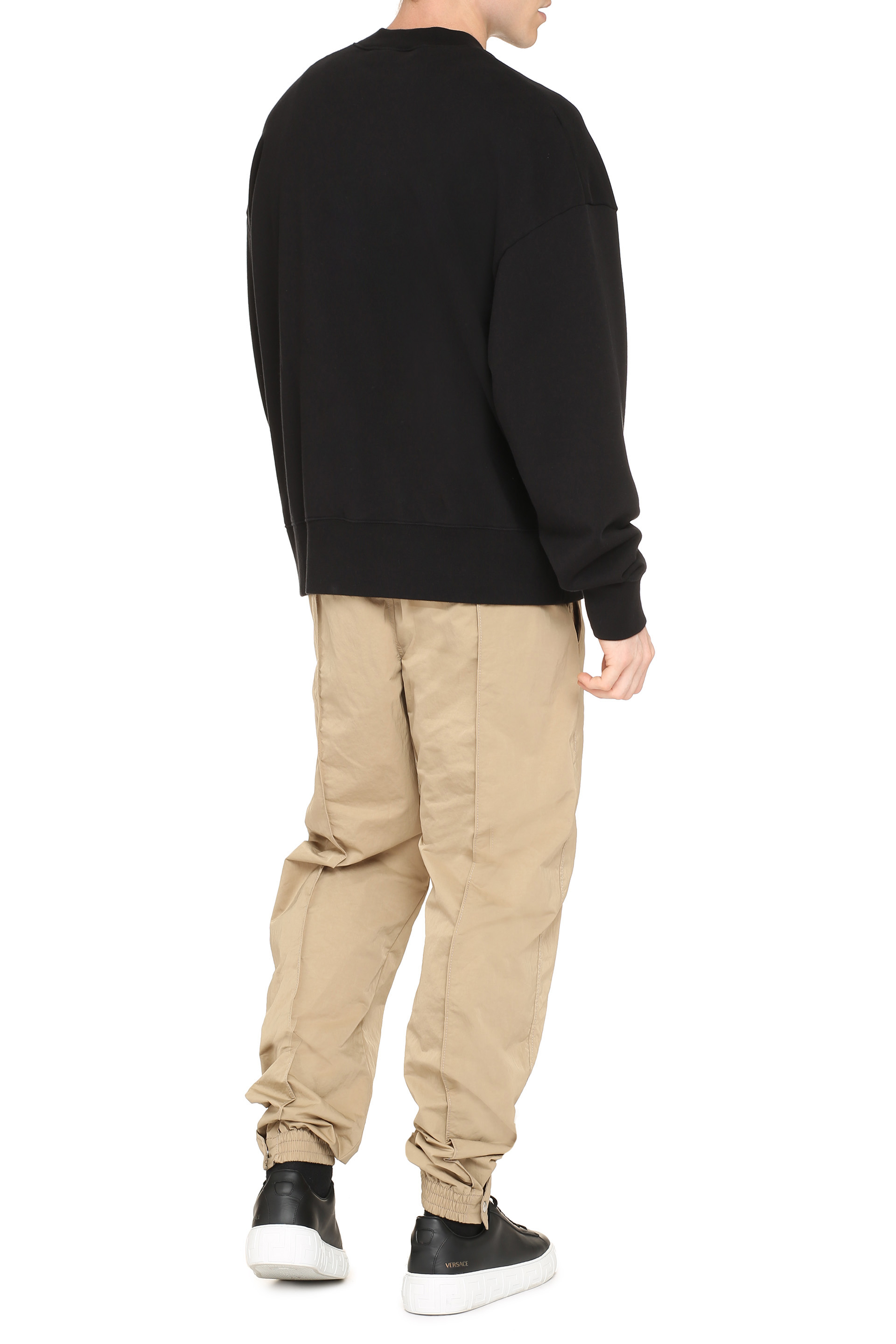 [Palm Angels] Sweatshirt FW23 PMBA074F23FLE0031001_BLACKWHITE