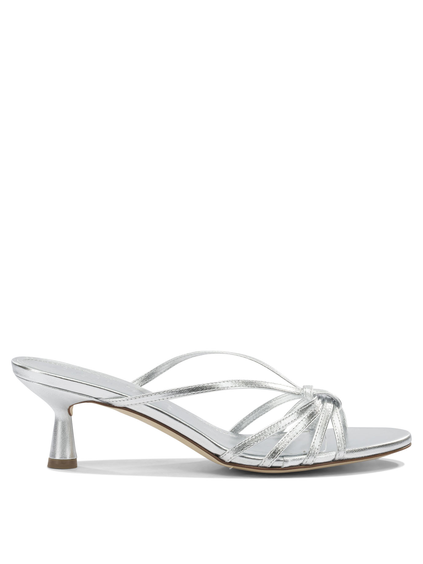[Aeyde] Sandals SS26 ABBYLAMINATED NAPPA LEATHERSILVER
