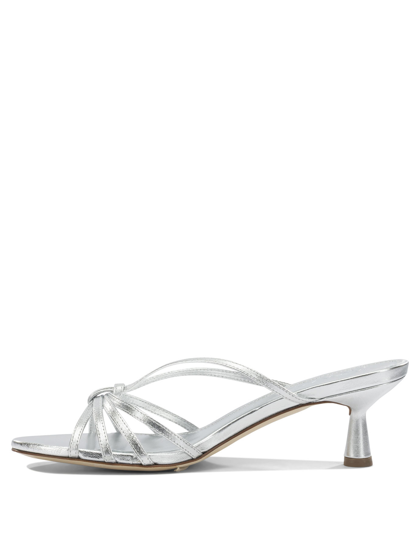 [Aeyde] Sandals SS26 ABBYLAMINATED NAPPA LEATHERSILVER