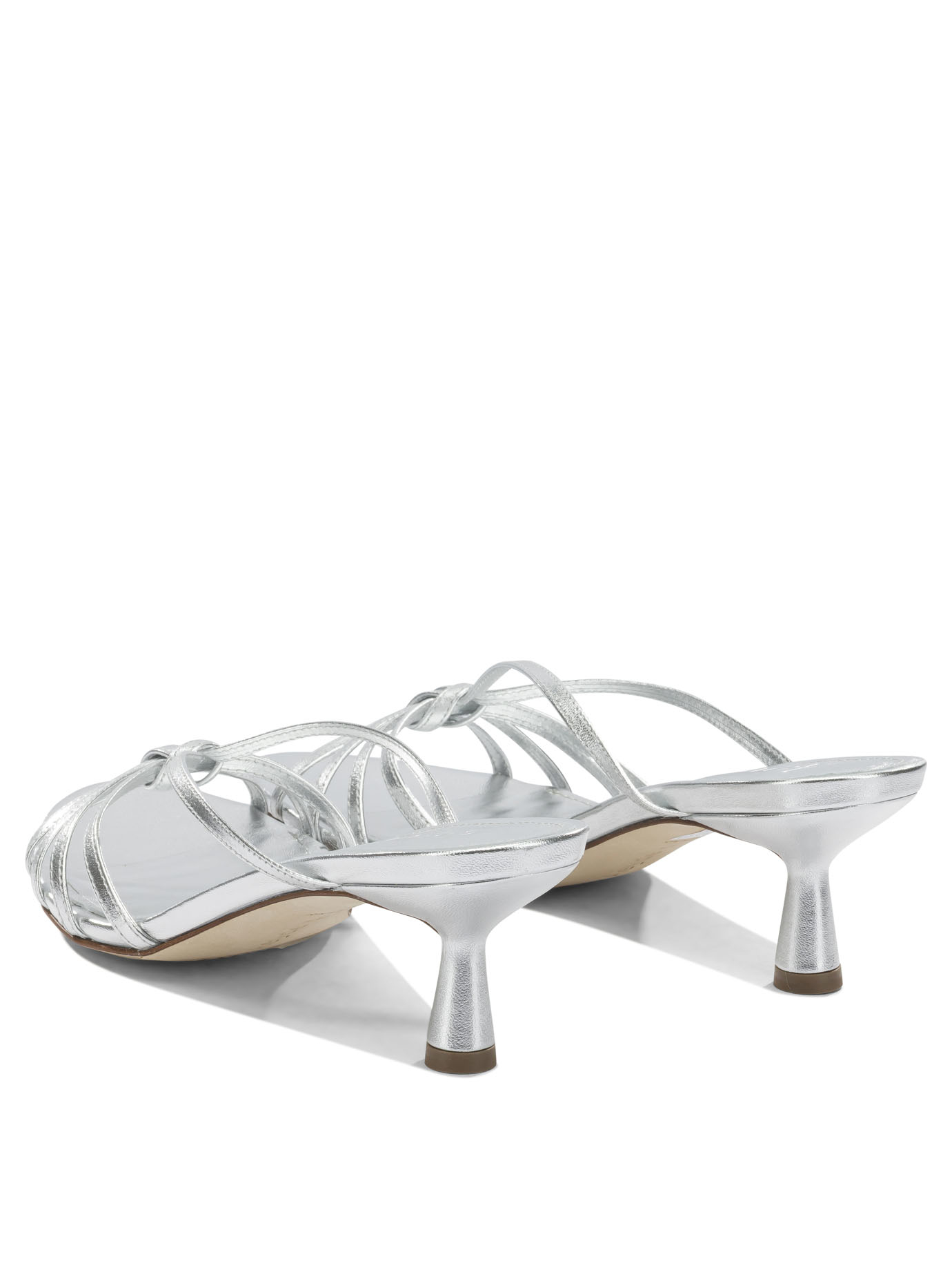 [Aeyde] Sandals SS26 ABBYLAMINATED NAPPA LEATHERSILVER