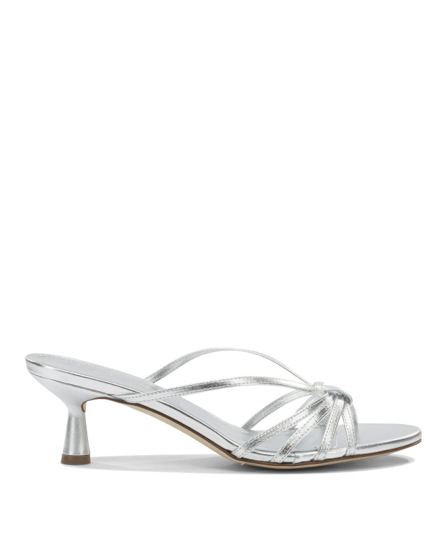 [Aeyde] Sandals SS26 ABBYLAMINATED NAPPA LEATHERSILVER