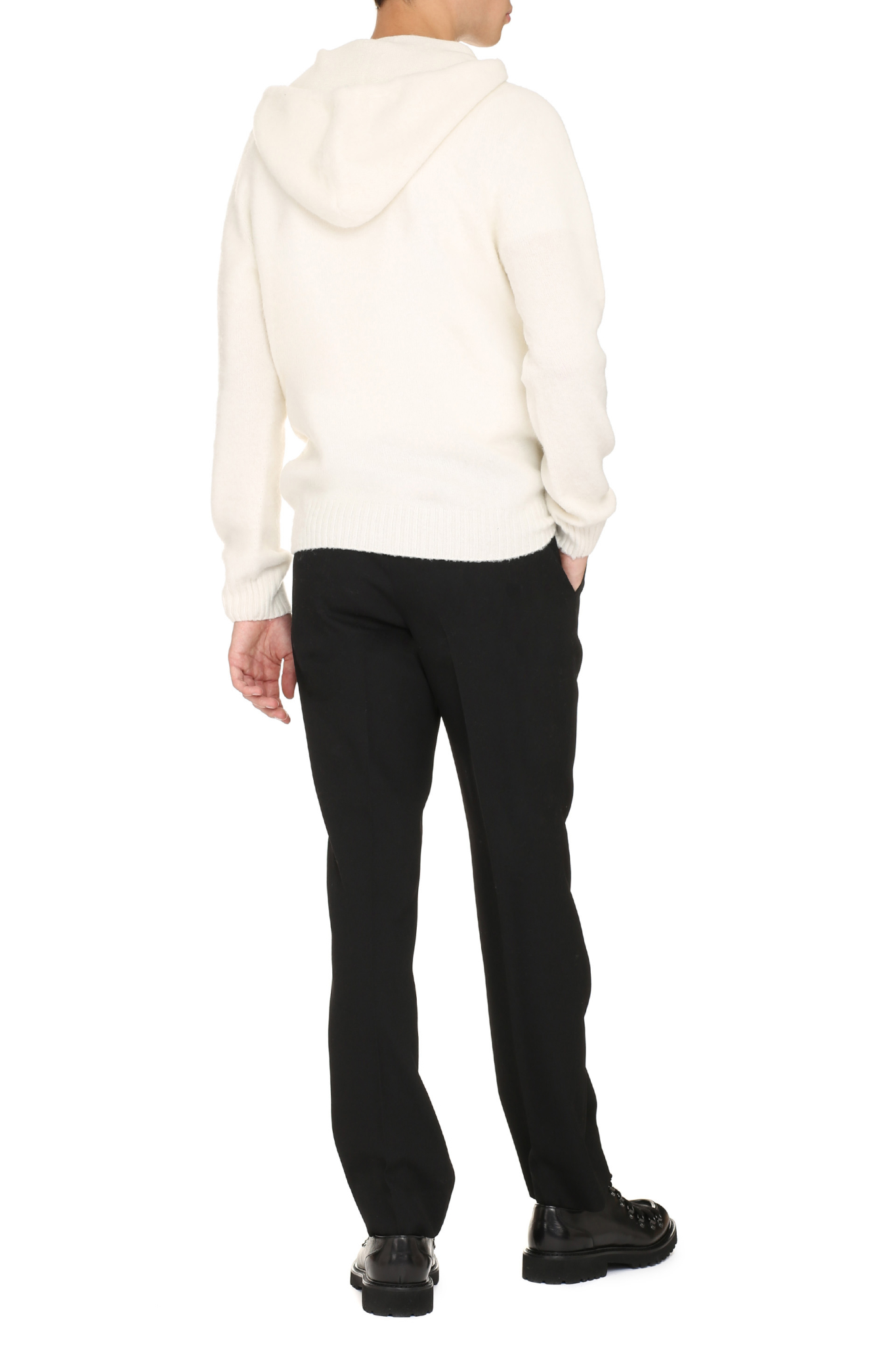[THE (Alphabet)] Knitwear  TCFLU3501AGRLAMBCASH_300217