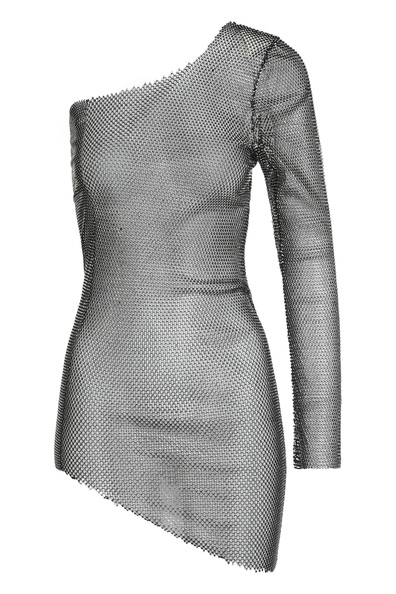 [Santa Brands] Long sleeve dress FW23 ONESLEEVEDRESS_BLK