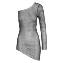 [Santa Brands] Long sleeve dress FW23 ONESLEEVEDRESS_BLK